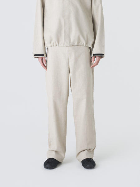 PATH LINEN COTTON MIXED TROUSER