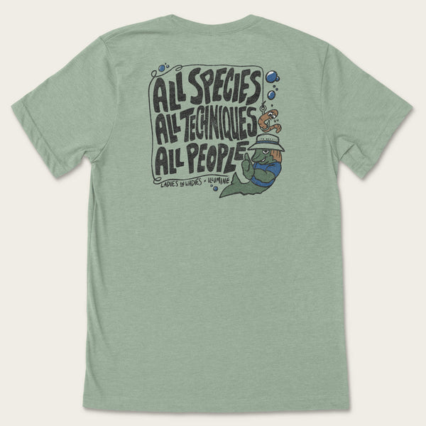 All Species Tee - Heather Sage