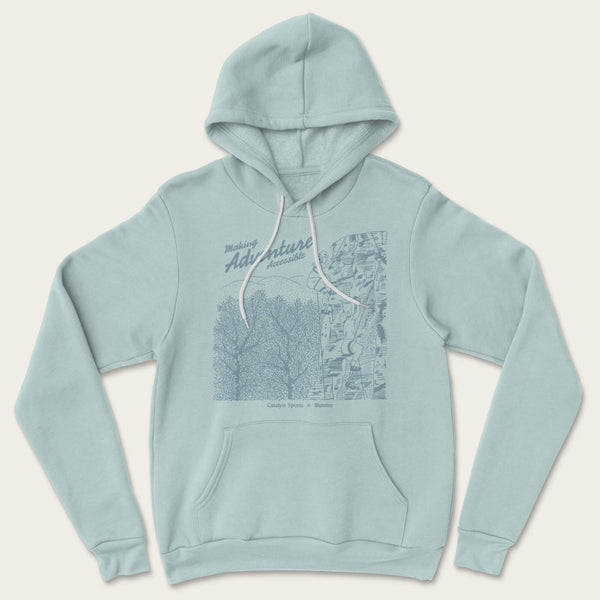 Making Adventure Accessible Hoodie - Dusty Blue