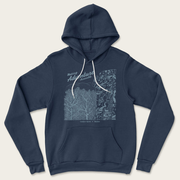 Making Adventure Accessible Hoodie - Heather Navy