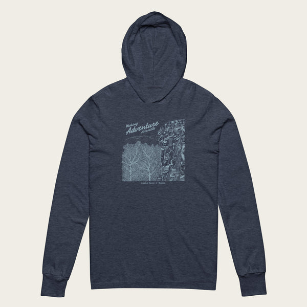 Making Adventure Accessible Sun Hoodie - Heather Navy