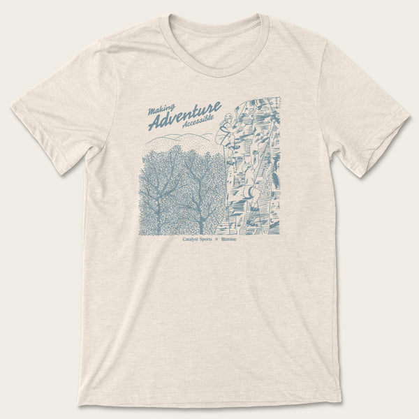 Making Adventure Accessible Tee - Heather Dust