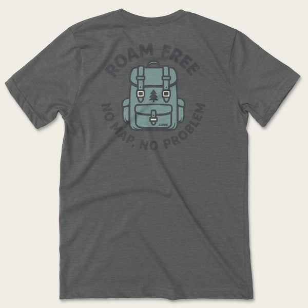 No Map Tee - Deep Heather