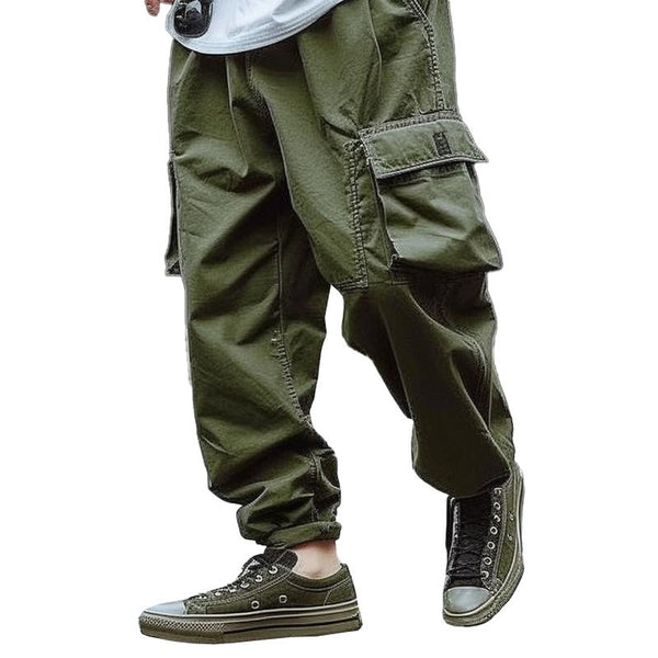 Men's Casual Outdoor Multi-pocket Cotton Cargo Pants